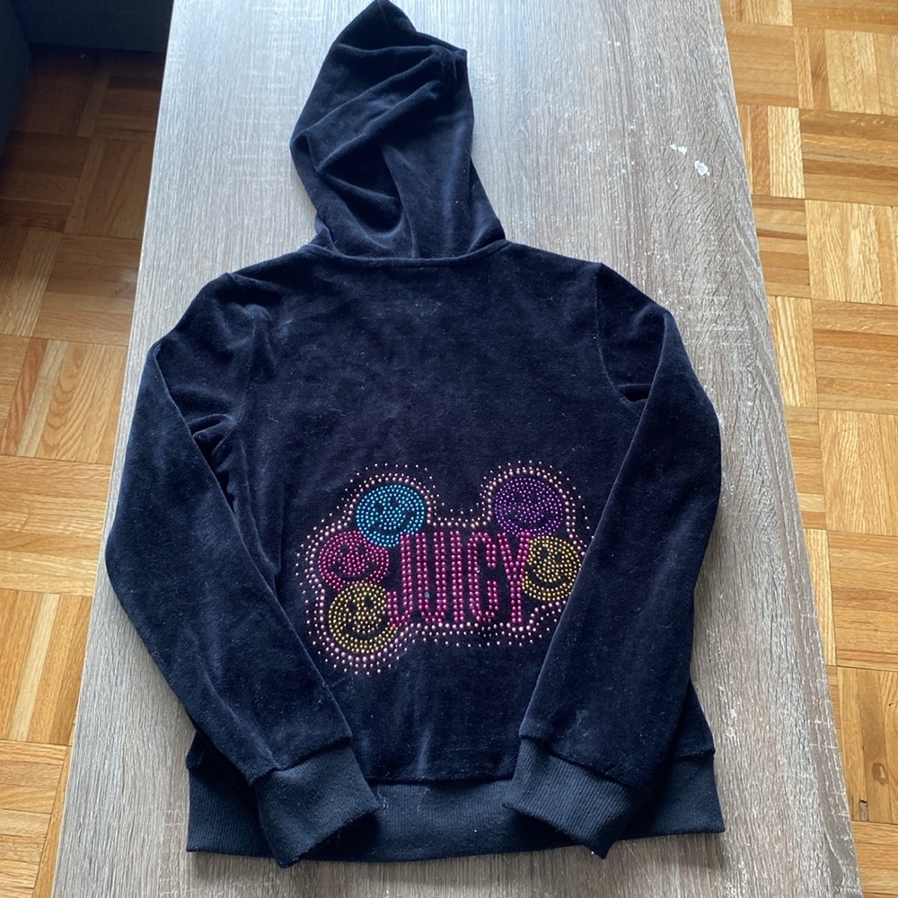 Girls. Juicy Couture Velour Jacket Size 7 - Picture 2 of 6